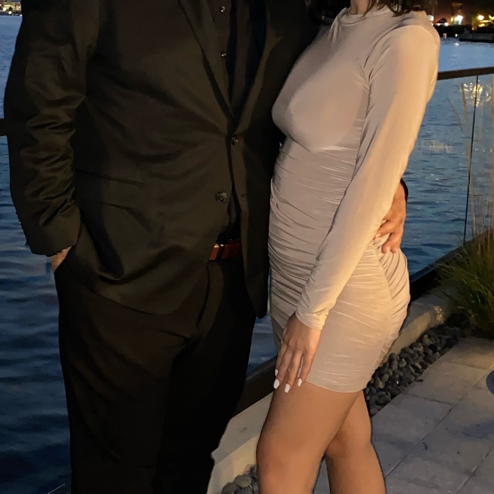 Beige Dress